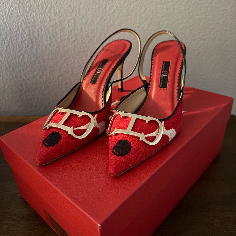 Carolina Herrera Slingback Heels